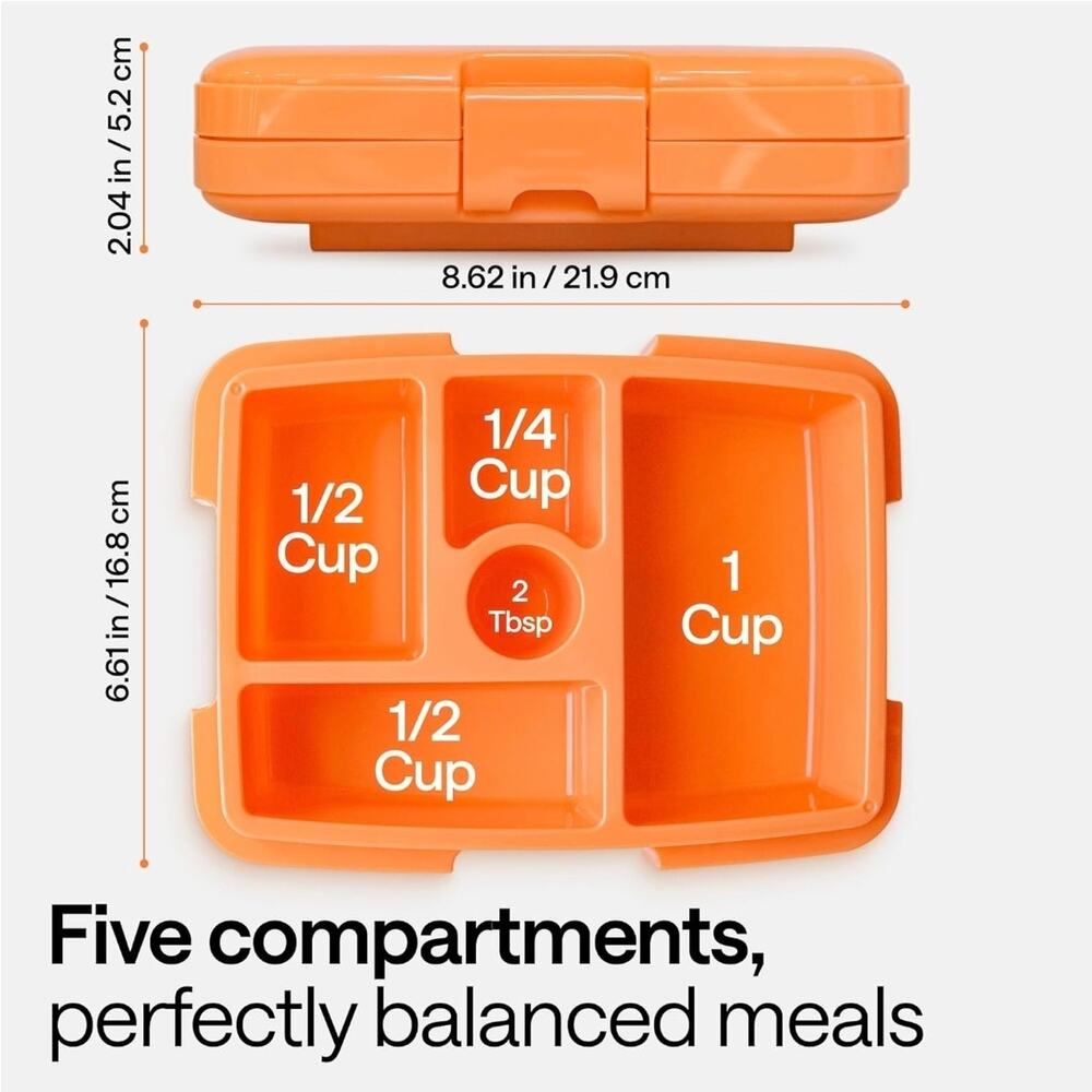 Bento Box with Hot & Ice Pack – 5 Leakproof Containers, Insulated Lunch Box s3 - Picture 5 of 8